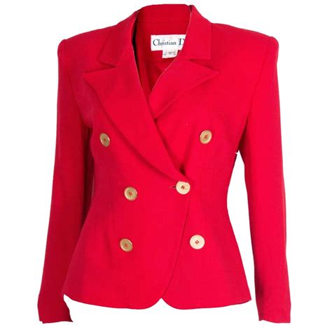 red dior jacket